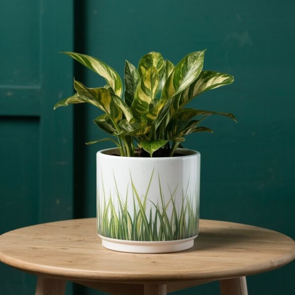 Ridgecraft Cylindrical Pot